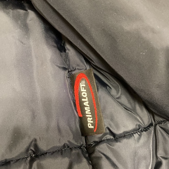 LL Bean primaloft women’s winter jacket petite small black charcoal - Picture 9 of 14